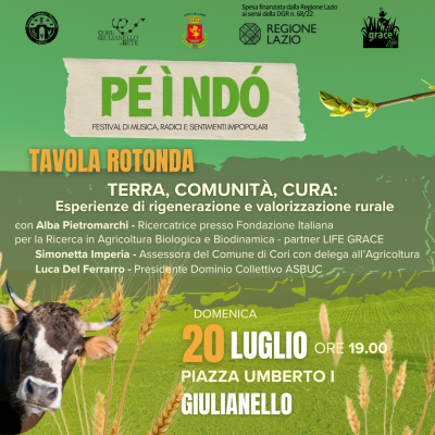 FIRAB al Festival PÉ I NDÒ: una tavola rotonda per parlare di LIFE Grace, territorio, comunità e modelli sostenibili